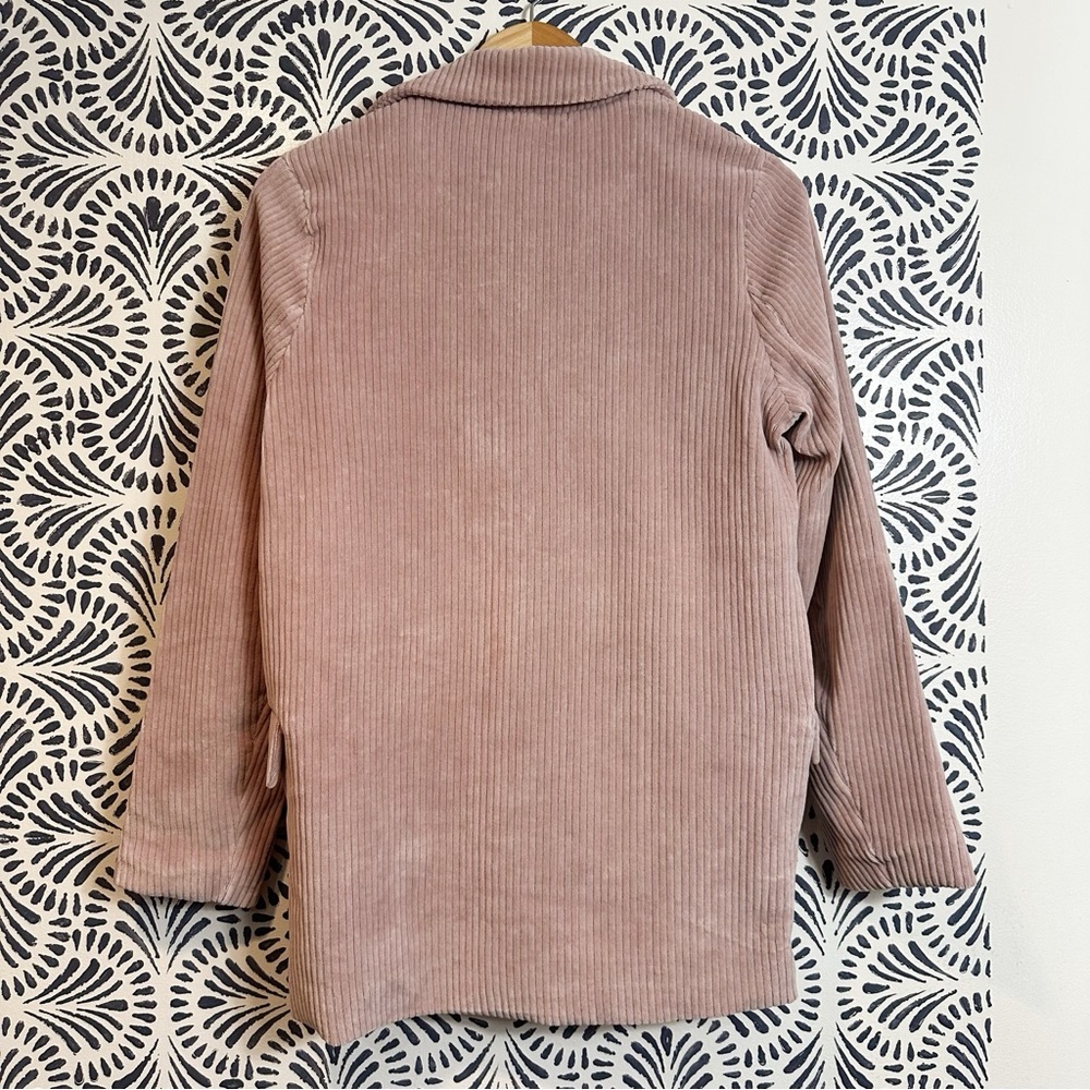 Anthropologie Sparkz Copenhagen Grey Rose Silva Blazer IRREGULAR See Description - Picture 3 of 12